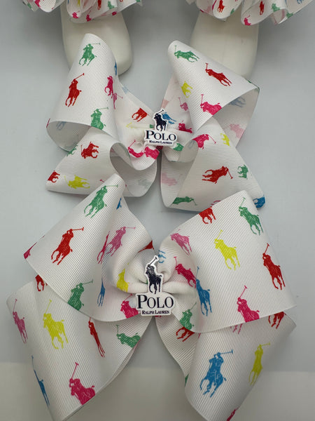 Polo Ruffle Sock & Hair Bow Set