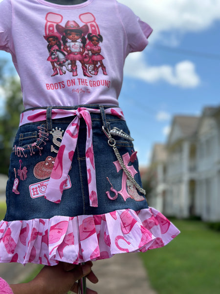 Cowgirl Junk Skirt Set