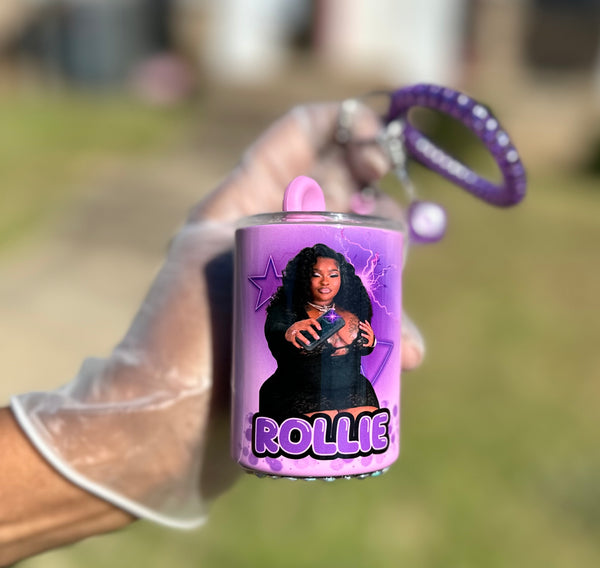 Custom Shot Glass Tumbler With Bling & Dice Added