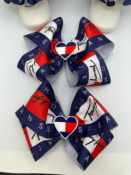 TH Ruffle Sock & Hair Bow Set
