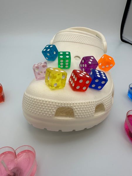 New Jelly Dice Shoe Accessories