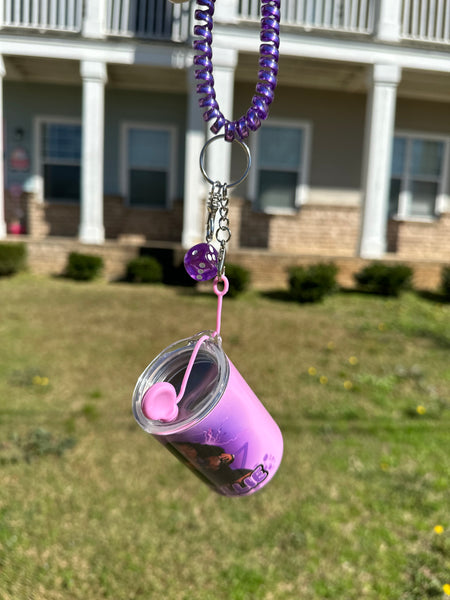 Custom Shot Glass Tumbler With Bling & Dice Added