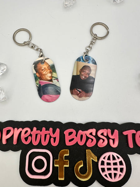Photo Tag Keychain