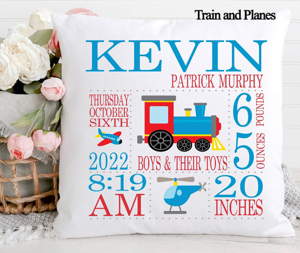Birth Announcement Pillow