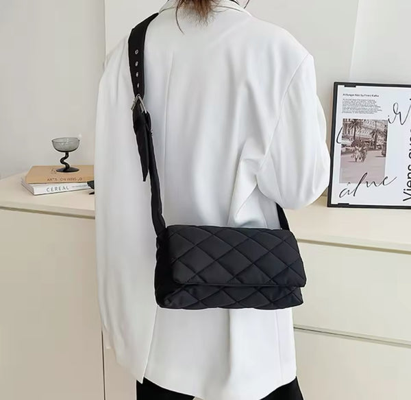 Quilted Chain Shoulder Bag – Multiple Colors | As-Is or Custom Bling Add-Ons