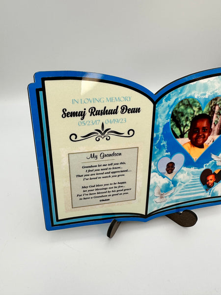 Memorial Bible Plaque – Custom Tribute Keepsake