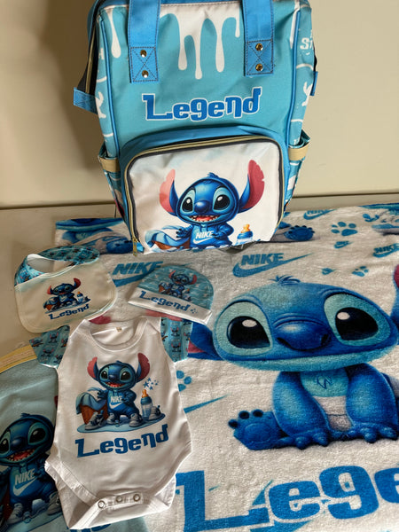 Custom Diaper Bag & Blanket Set