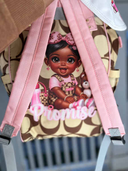 Custom Diaper Bag & Blanket Set