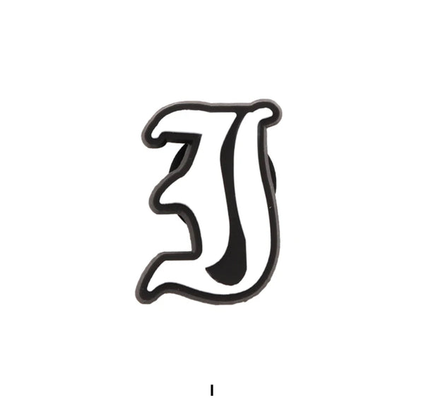 Old English Alphabet Letter Jibbitz