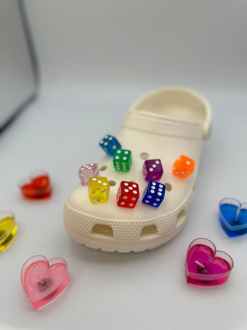 New Jelly Dice Shoe Accessories