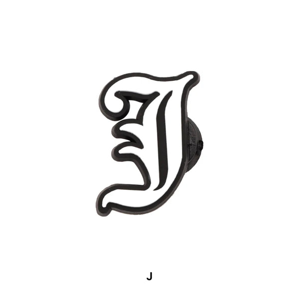 Old English Alphabet Letter Jibbitz