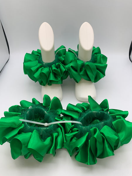 🎀 Solid Color Ruffle Anklets – Black Friday Special