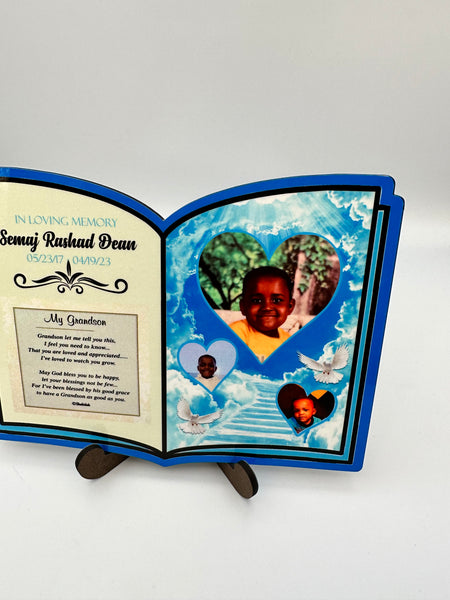 Memorial Bible Plaque – Custom Tribute Keepsake