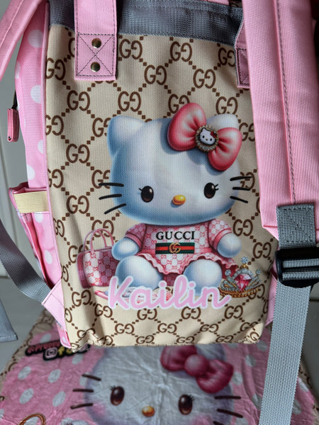 Custom Diaper Bag & Blanket Set