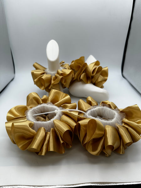 🎀 Solid Color Ruffle Anklets – Black Friday Special