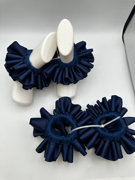 🎀 Solid Color Ruffle Anklets – Black Friday Special