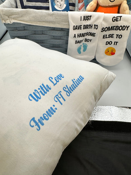 Birth Announcement Pillow